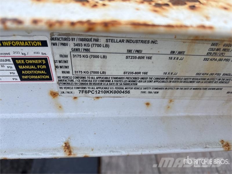 Stellar RH400 Coil Tubing Reel Trailer Processutrustning