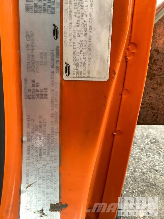 Sterling Acterra 1000 gal 4x2 Flatbed Water Truck Ostali kamioni