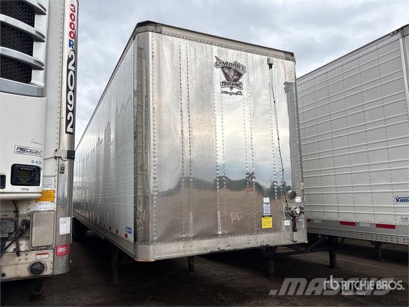 Stoughton AVXW-535T-S-C-AR 53 ft x 102 in T/A Van Trailer Box body trailers