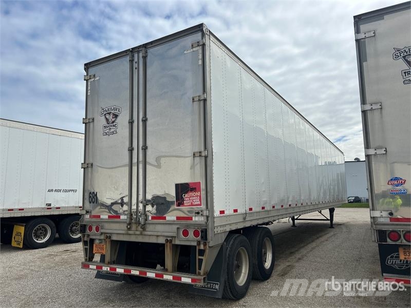Stoughton AVXW-535T-S-C-AR 53 ft x 102 in T/A Van Trailer Box body trailers