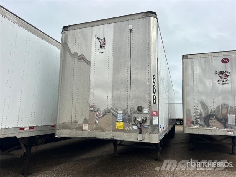 Stoughton AVXW-535T-S-C-AR 53 ft x 102 in T/A Van Trailer مقطورات ذات هيكل صندوقي