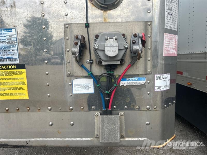 Stoughton AVXW-535T-S-C-AR 53 ft x 102 in T/A Van Trailer Van Body Trailers