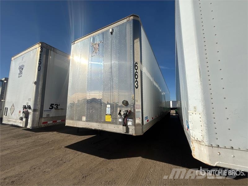 Stoughton AVXW-535T-S-C-AR 53 ft x 102 in T/A Van Trailer Sanduk prikolice