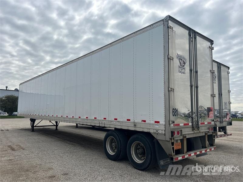 Stoughton AVXW-535T-S-C-AR 53 ft x 102 in T/A Van Trailer Box body trailers