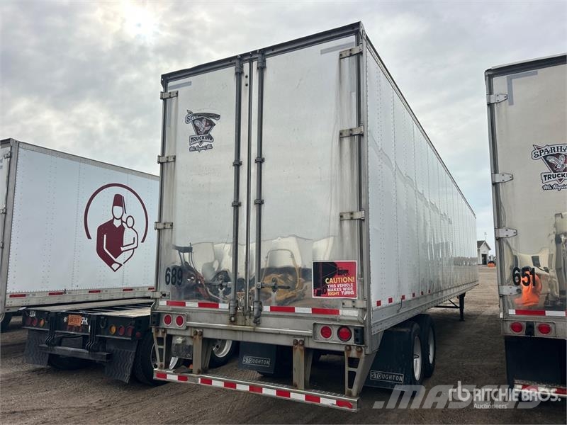 Stoughton AVXW-535T-S-C-AR 53 ft x 102 in T/A Van Trailer Box body trailers