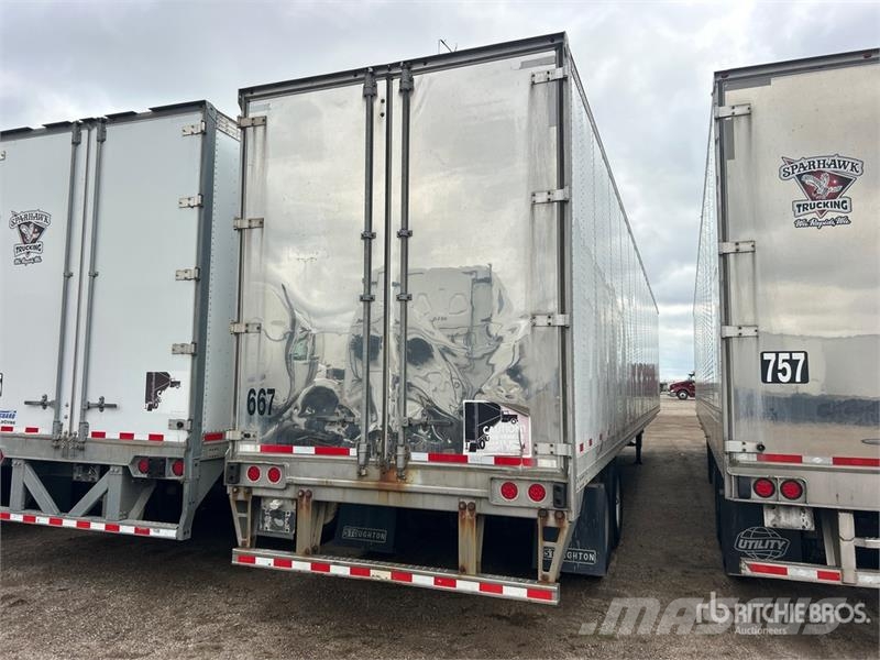 Stoughton AVXW-535T-S-C-AR 53 ft x 102 in T/A Van Trailer Sanduk prikolice