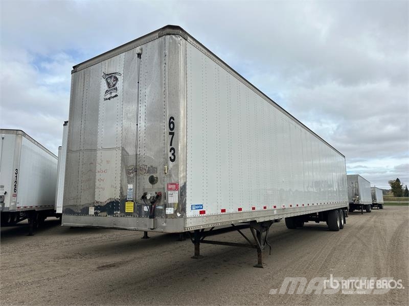 Stoughton AVXW-535T-S-C-AR 53 ft x 102 in T/A Van Trailer Sanduk prikolice