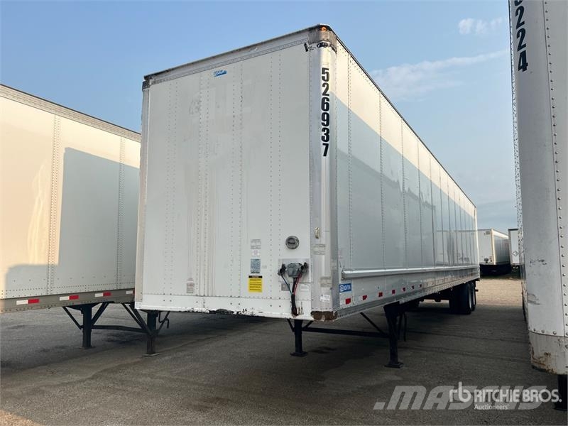 Stoughton ZGPVW-535T-S-C-AR 53 ft x 102 in T/A Van Trailer مقطورات ذات هيكل صندوقي