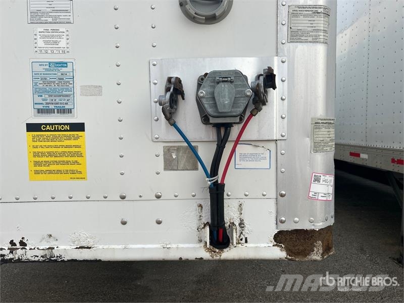 Stoughton ZGPVW-535T-S-C-AR 53 ft x 102 in T/A Van Trailer مقطورات ذات هيكل صندوقي