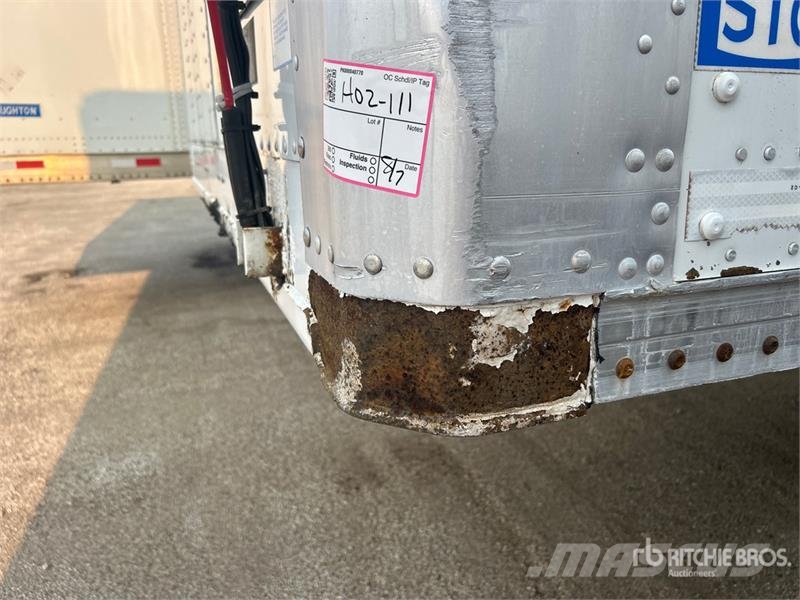 Stoughton ZGPVW-535T-S-C-AR 53 ft x 102 in T/A Van Trailer مقطورات ذات هيكل صندوقي