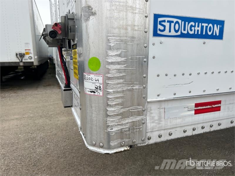 Stoughton ZGPVW-535T-S-C-AR 53 ft x 102 in T/A Van Trailer مقطورات ذات هيكل صندوقي