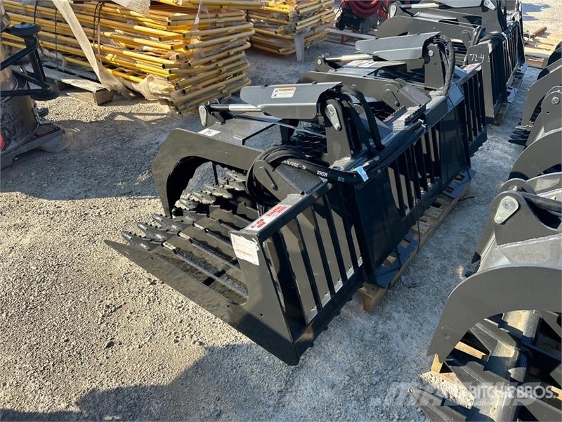 Stout HD82-3 83 in Rock Grapple Skid Steer Grapple (Unus 兩爪吊夾