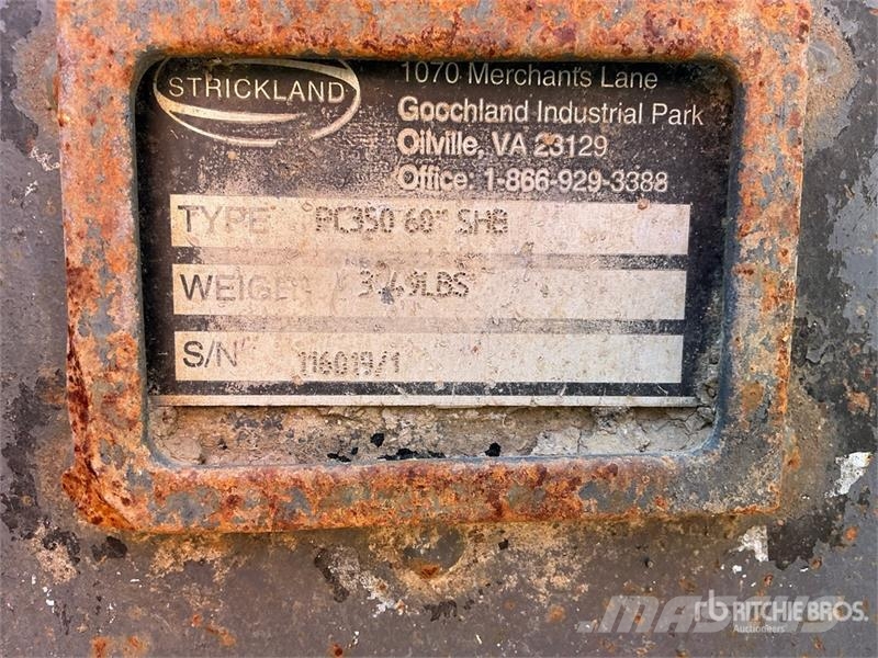 Strickland 58 in Excavator Screening Bucket Puinbakken