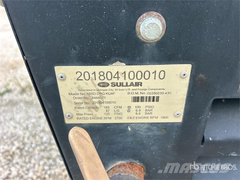 Sullair 185DPQ Kompressoren