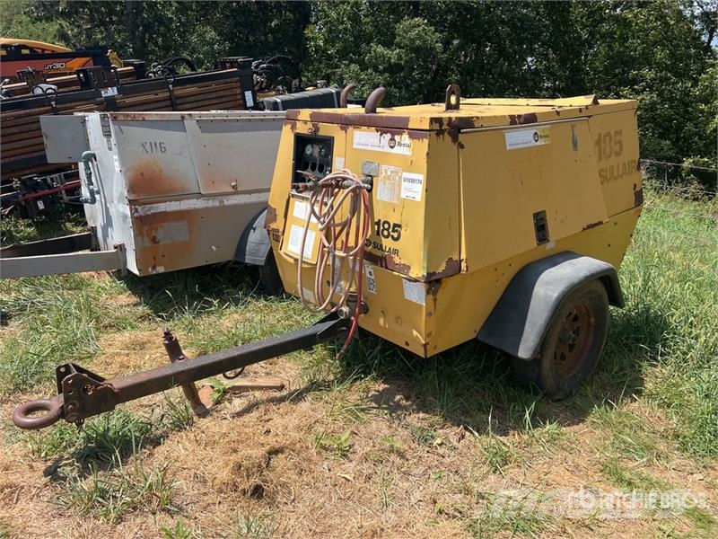 Sullair 185DPQCA 185 cfm Mobile Air Compressor Compresoras