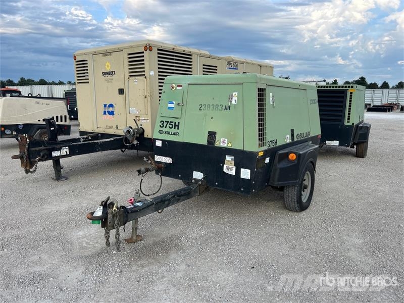 Sullair 375H DPQ JD3 375 cfm Mobile Air Compressor Kompressorer