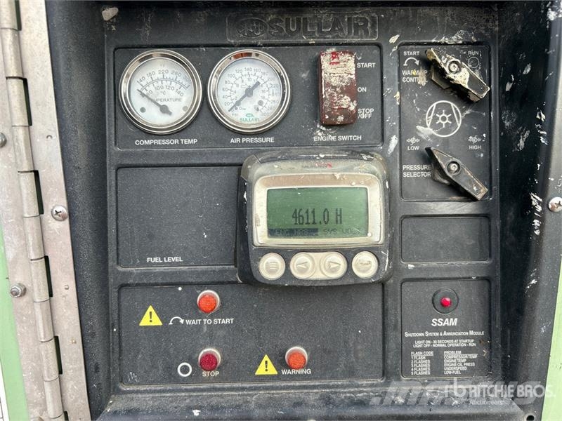 Sullair 375H DPQ JD3 375 cfm Mobile Air Compressor Kompressorer