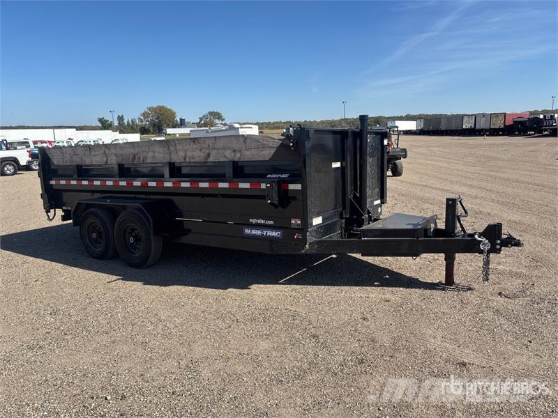 sure-trac St8216TLDD-B-140 16 ft T/A Dump Utility Trailer Kiper prikolice