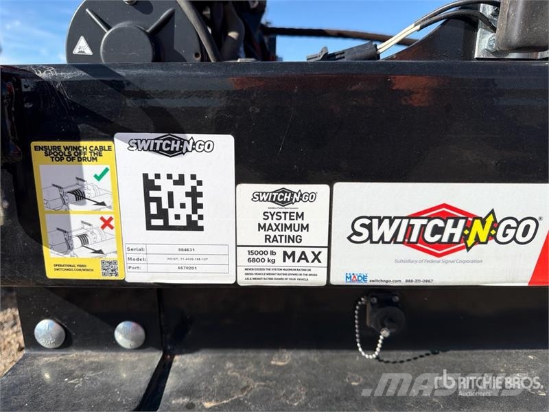 Switch N Go Hoist, 11-4020-15E-12T Hoist Body 其他組件
