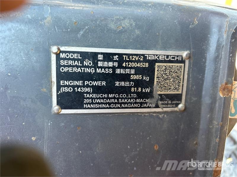 Takeuchi TL12V2 Kompaktrakodók