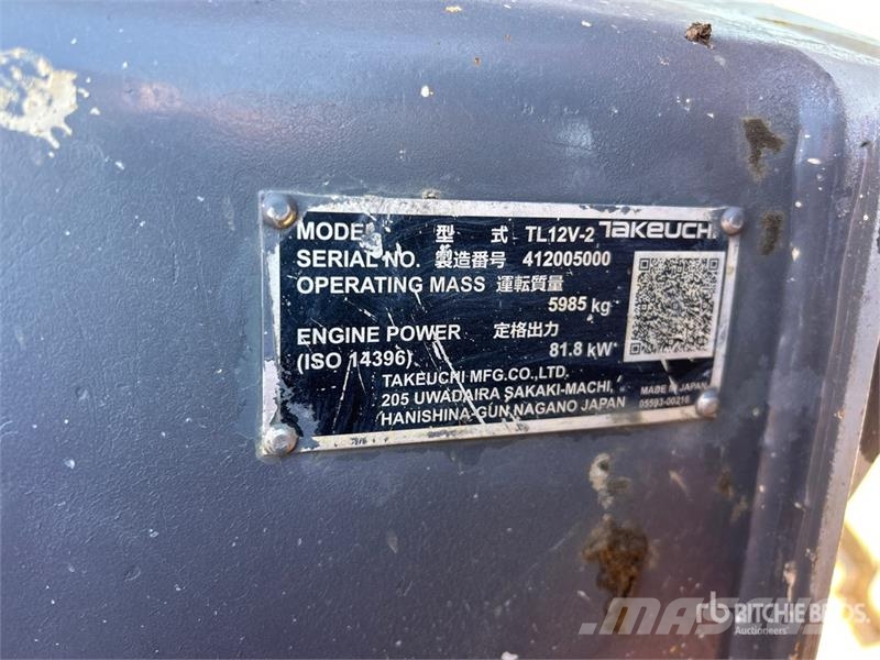 Takeuchi TL12V2 Kompaktrakodók