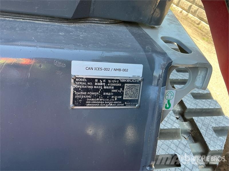 Takeuchi TL12V2 Carregadoras de direcção deslizante
