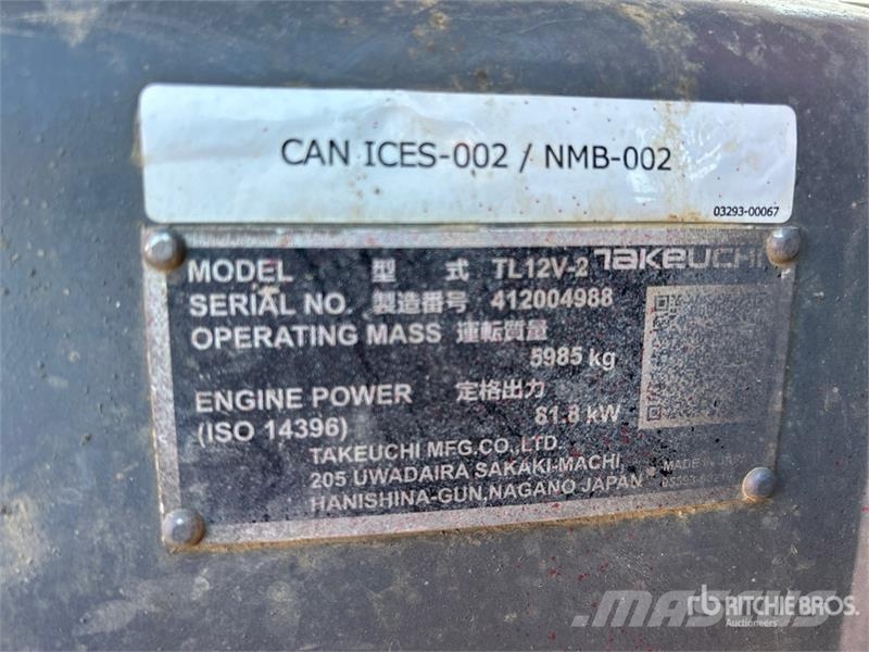 Takeuchi TL12V2 Kompaktrakodók