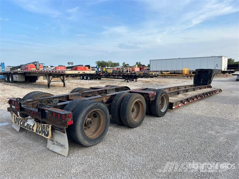 Talbert T(4)DW-45-HRG-1-T1-RC 45 ton Tri/A Removable Goose Zemie treileri