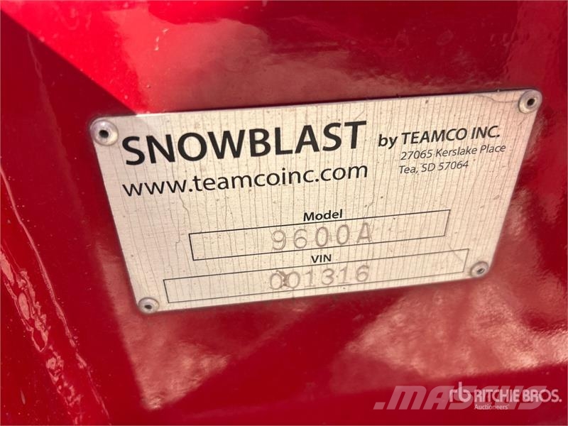 Teamco Snowblast 9600A 10 ft Snow Blower Снігомітли