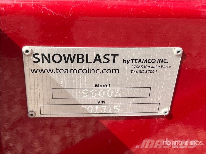Teamco Snowblast 9600A Snow Blower Снігомітли