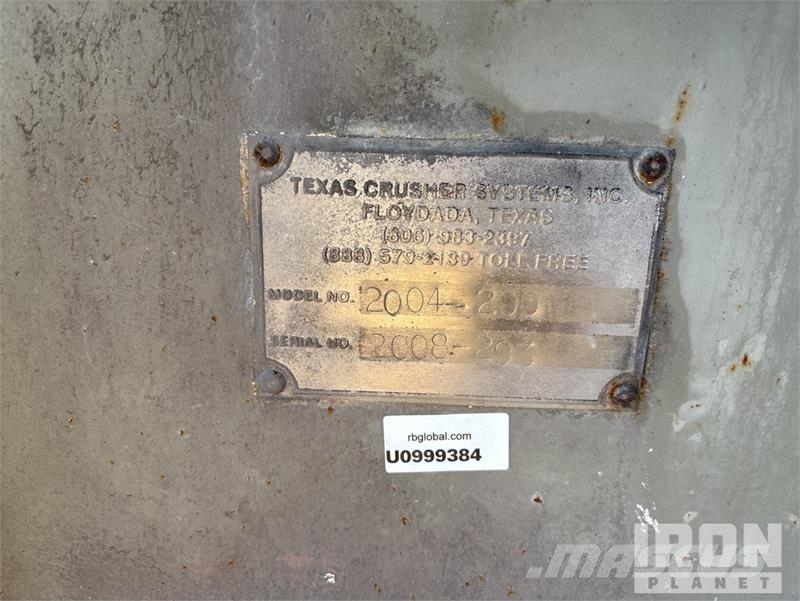 Texas Crusher Systems 2004-200 Vertical Shaft Impact Cru Náhradné diely na vŕtacie stroje a stroje na recykláciu a spracovanie odpadu