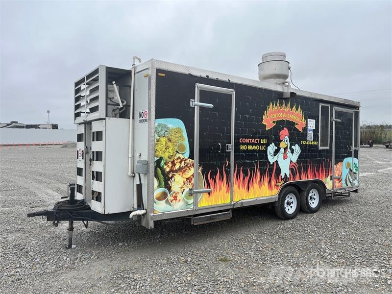 The Fud Trailer 17 ft 10 in T/A Food Concession Tr Citas piekabes