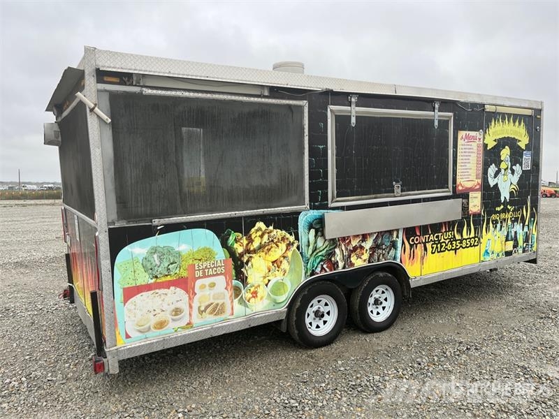 The Fud Trailer 17 ft 10 in T/A Food Concession Tr Citas piekabes
