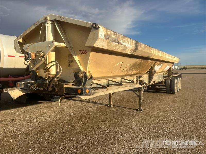 Thurston SS423 42 ft Tri/A Side Dump Trailer Bañera