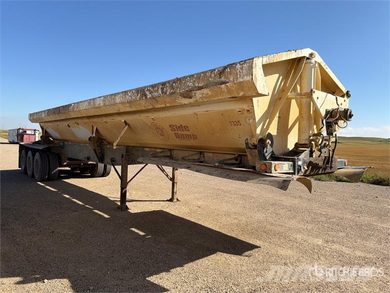 Thurston SS423 42 ft Tri/A Side Dump Trailer Przyczepy wywrotki