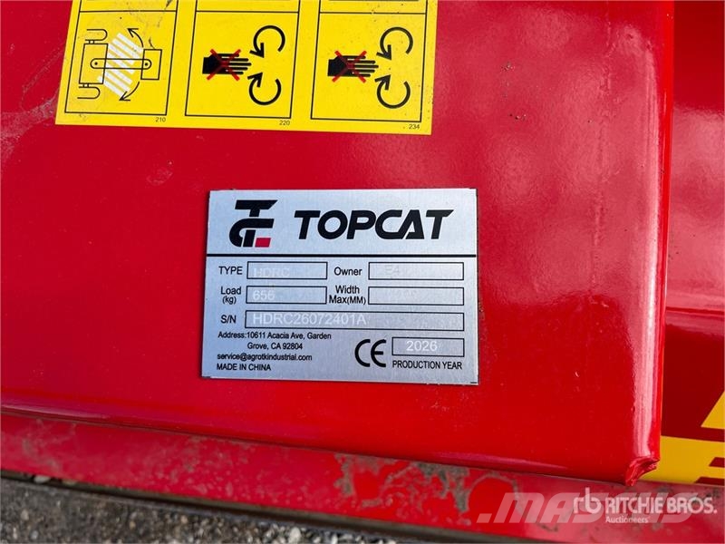 Top Cat Cat HDRC 72 in Skid Steer Brush Cutter (Un Piekabināmās pļaujmašīnas