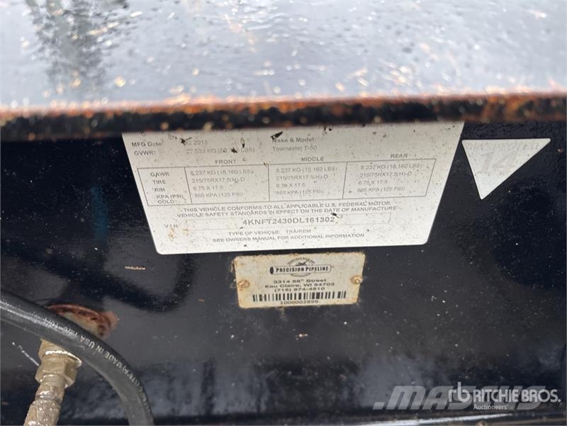 TOWMASTER T-50 Equipment Trailer Remorque porte engin