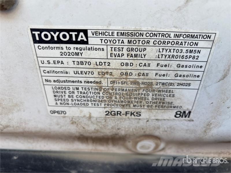 Toyota Tacoma Furgoni altro