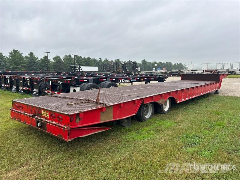 Trail-Eze DHT8048 48 ft T/A Hydraulic Tail Trailer Tieflader
