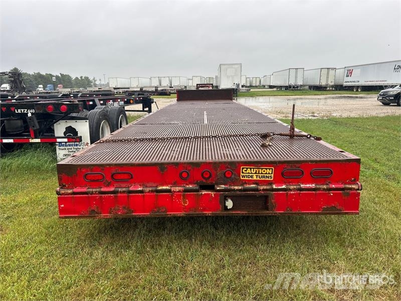 Trail-Eze DHT8048 48 ft T/A Hydraulic Tail Trailer Tieflader