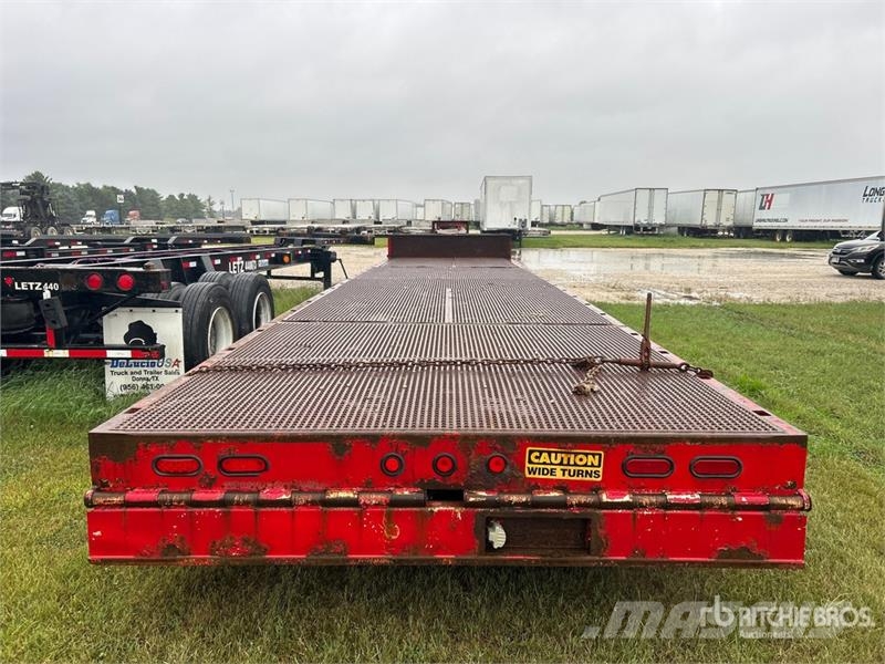 Trail-Eze DHT8048 48 ft T/A Hydraulic Tail Trailer Tieflader