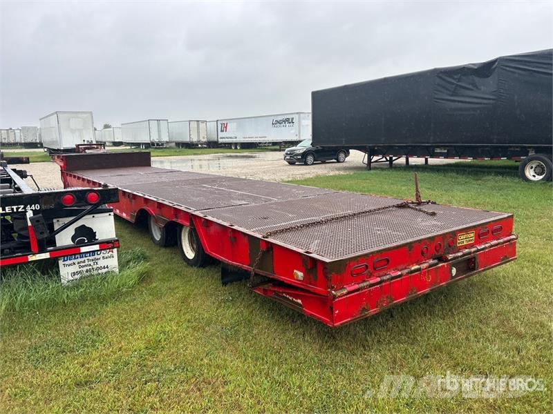 Trail-Eze DHT8048 48 ft T/A Hydraulic Tail Trailer Tieflader