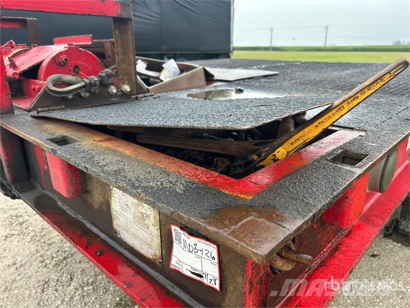 Trail-Eze DHT8048 48 ft T/A Hydraulic Tail Trailer Tieflader