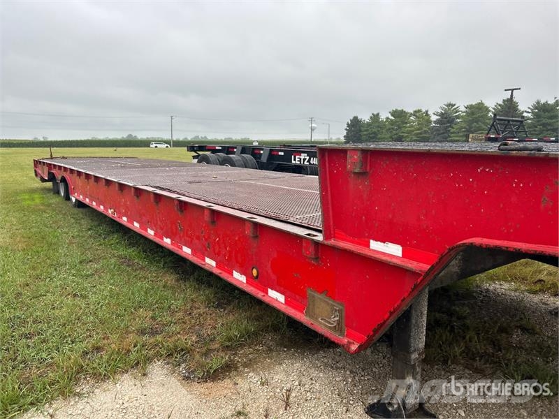 Trail-Eze DHT8048 48 ft T/A Hydraulic Tail Trailer Tieflader