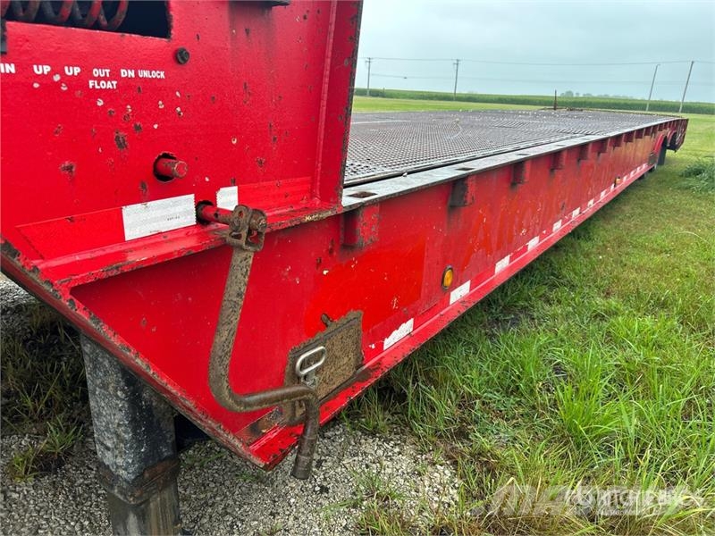 Trail-Eze DHT8048 48 ft T/A Hydraulic Tail Trailer Tieflader