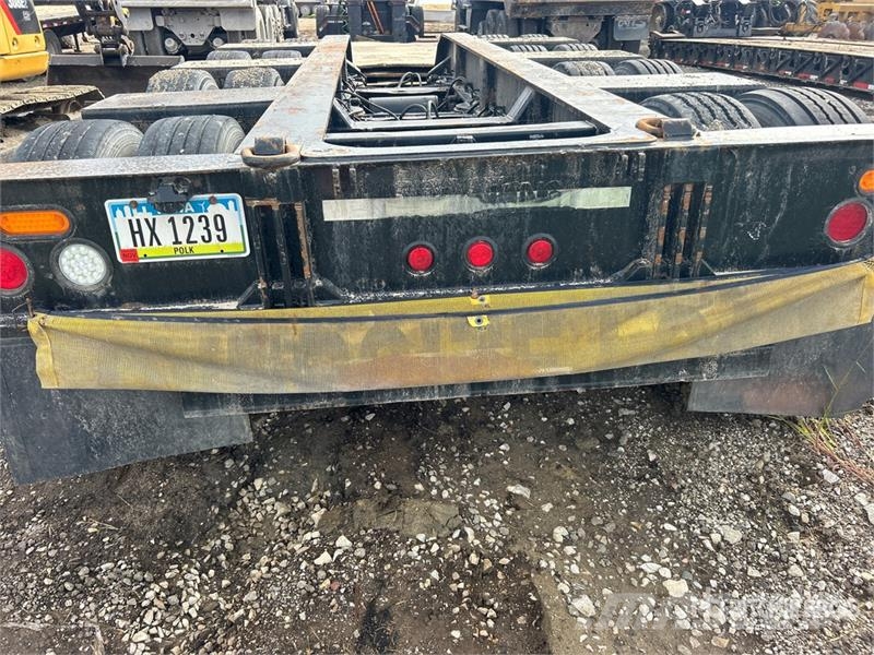 Trail King Quad/A Removable Gooseneck Lowboy Trailer Caricatore basso