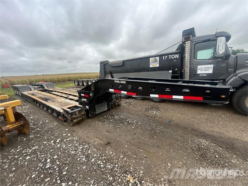 Trail King Quad/A Removable Gooseneck Lowboy Trailer 로우 로더