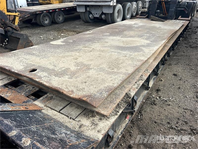 Trail King Quad/A Removable Gooseneck Lowboy Trailer Caricatore basso