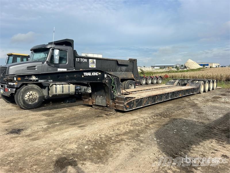 Trail King Quad/A Removable Gooseneck Lowboy Trailer Niski utovarivači