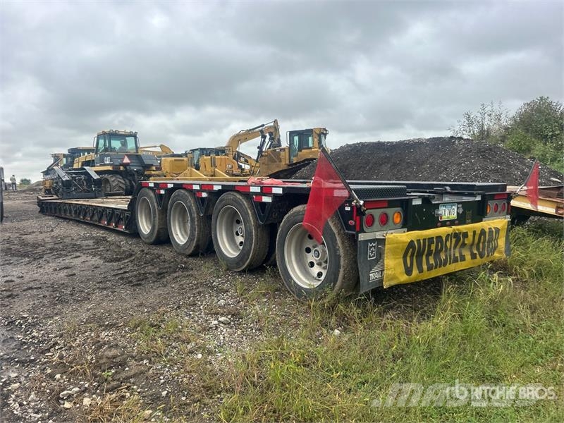 Trail King Quad/A Removable Gooseneck Lowboy Trailer 로우 로더